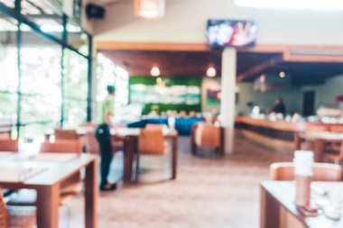 Soyut bulanıklık ve ufuk kafe Cafe ve Restoran