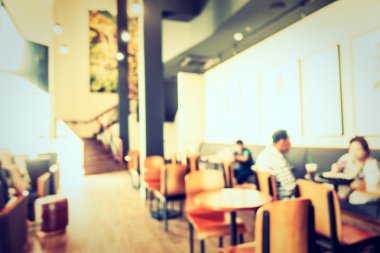 Soyut bulanıklık ve ufuk kafe Cafe ve Restoran