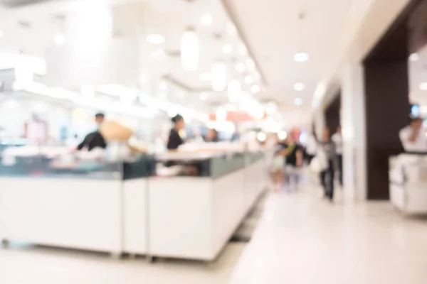 Abstract blur department store with shopping mall — Stock Photo, Image