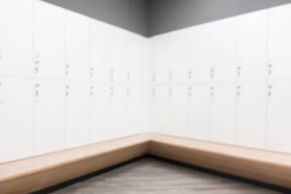 Abstract blur locker room in fitness and gym