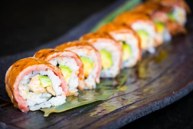 Matsusaka ve wagyu beef suşi