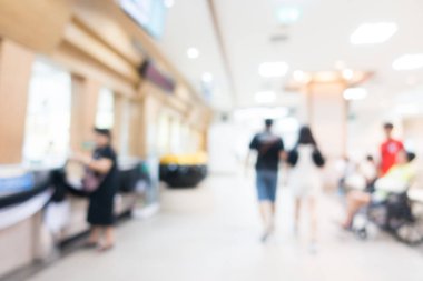 Soyut bulanıklık hastane ve klinik