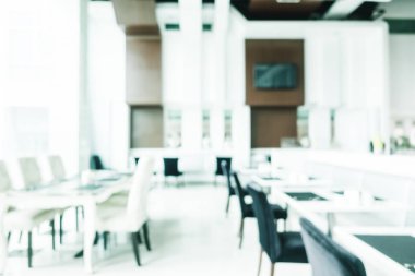 Soyut bulanıklık ve Restoran Inte ufuk lüks dekorasyon