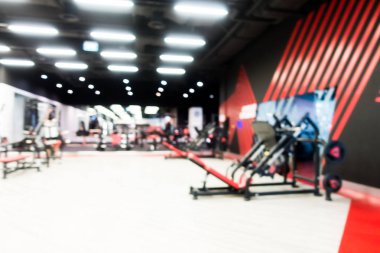 Soyut bulanıklık spor salonu ve fitness iç Oda