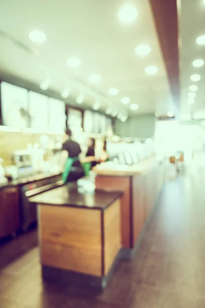 Abstract blur coffee shop cafe interior — Stock Photo, Image