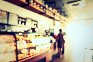 Soyut bulanıklık ve ufuk kafe Cafe ve Restoran