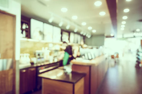 Abstrato borrão café café café interior — Fotografia de Stock