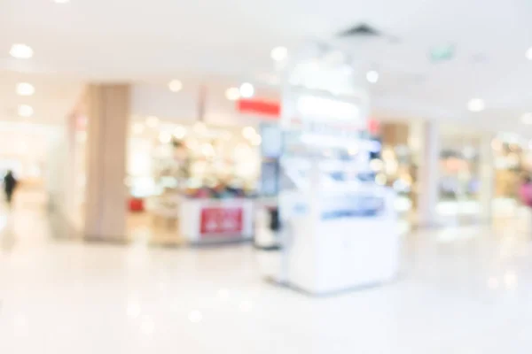 Loja de departamento de borrão abstrato com shopping center — Fotografia de Stock