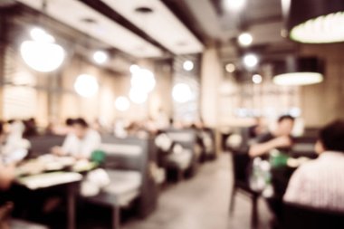 Bulanıklık ve bokeh kafede defocused soyut