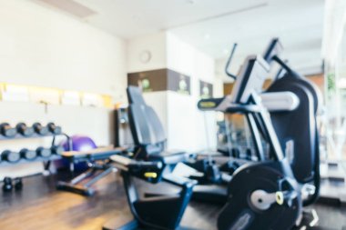 Soyut bulanıklık spor salonu ve fitness iç Oda