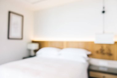 Soyut bulanıklık yatak odası