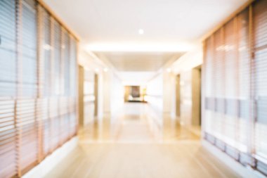 Soyut bulanıklık ve ufuk lobi otel iç