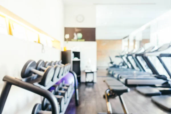 Abstracte vervagen sportschool en fitness room interieur — Stockfoto