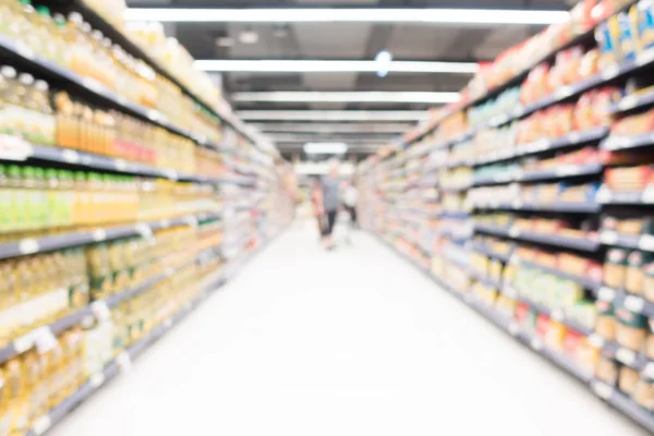 Supermercato di sfocatura astratta — Foto Stock