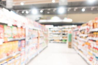 Soyut bulanıklık ve bokeh alışveriş merkezi