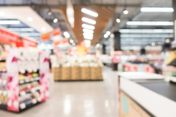 Supermercado de desenfoque abstracto en grandes almacenes —  Fotos de Stock