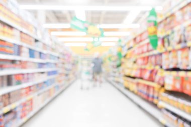 Soyut bulanıklık süpermarket