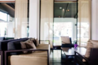 Soyut bulanıklık ve ufuk lüks otel ve lobi iç