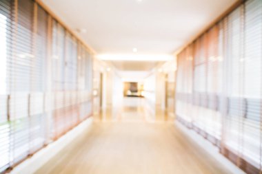 Soyut bulanıklık ve ufuk lobi otel iç