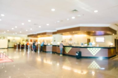 Soyut bulanıklık ve ufuk lüks otel ve lobi iç