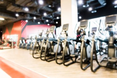 Soyut bulanıklık spor salonu ve fitness iç Oda