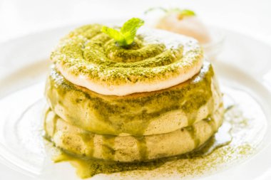 Yeşil çay matcha krep