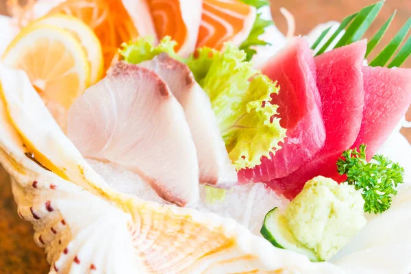 Råa och färska sashimi — Stockfoto