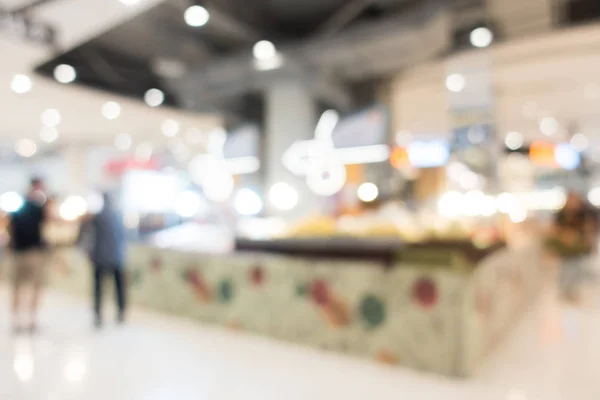 Centro comercial borrão — Fotografia de Stock