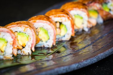 Matsusaka ve wagyu beef suşi