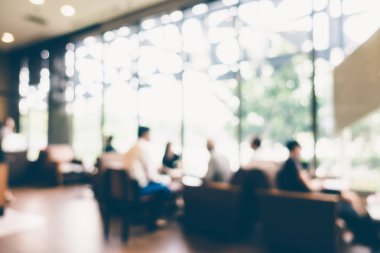 Soyut bulanıklık kahve dükkanı