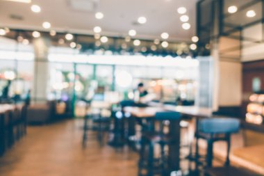 Soyut bulanıklık kahve dükkanı