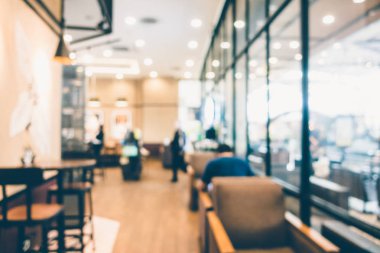 Soyut bulanıklık kahve dükkanı