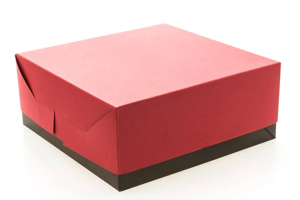 Caja nueva roja — Foto de Stock