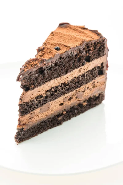 Dessert gâteau au chocolat — Photo