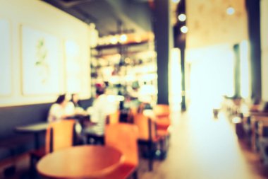 Soyut bulanıklık ve ufuk kafe Cafe ve Restoran