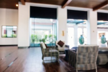 Soyut bulanıklık ve ufuk lüks otel ve lobi iç