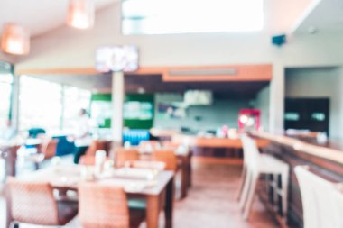 Soyut bulanıklık ve ufuk kafe Cafe ve Restoran