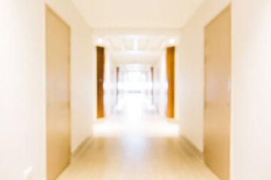 Soyut bulanıklık ve ufuk lobi otel iç