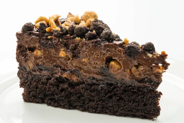 Efterrätt av chokladtårta — Stockfoto