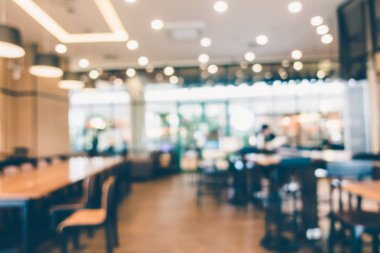 Soyut bulanıklık kahve dükkanı