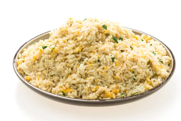 Fried rice in plate — Stock Photo, Image