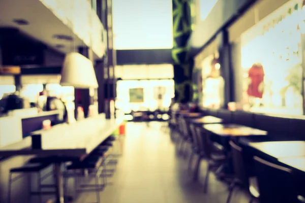 Abstracte onscherpte en bokeh koffieshop en restaurant — Stockfoto