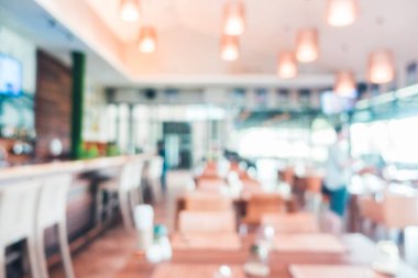 Soyut bulanıklık ve ufuk kafe Cafe ve Restoran