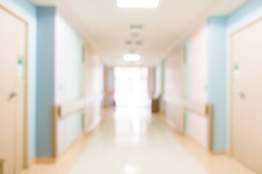 Soyut bulanıklık hastane ve klinik iç