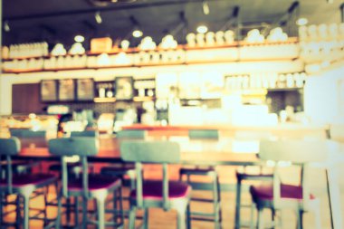 Soyut bulanıklık ve ufuk kafe Cafe ve Restoran