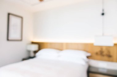 Soyut bulanıklık yatak odası