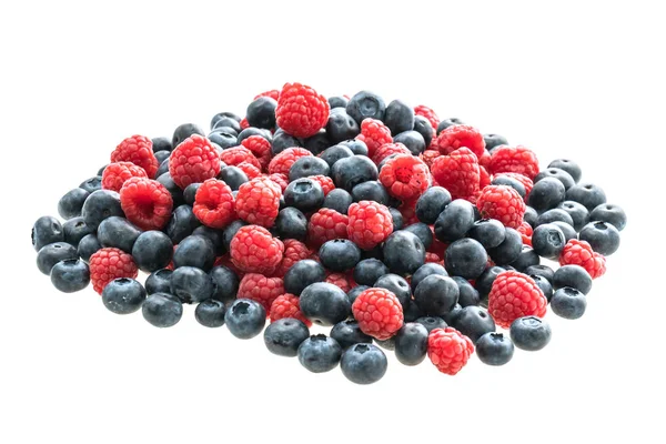 Чорниця і Rasberry фрукти — стокове фото