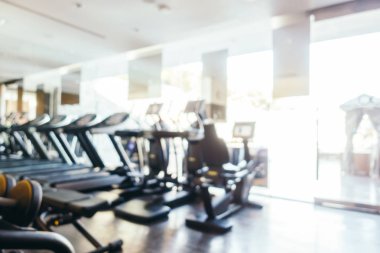 Soyut bulanıklık spor salonu ve fitness iç Oda