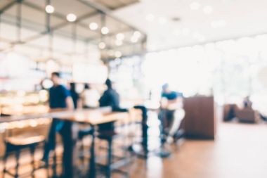 Soyut bulanıklık kahve dükkanı