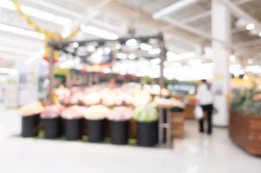 Soyut bulanıklık süpermarket